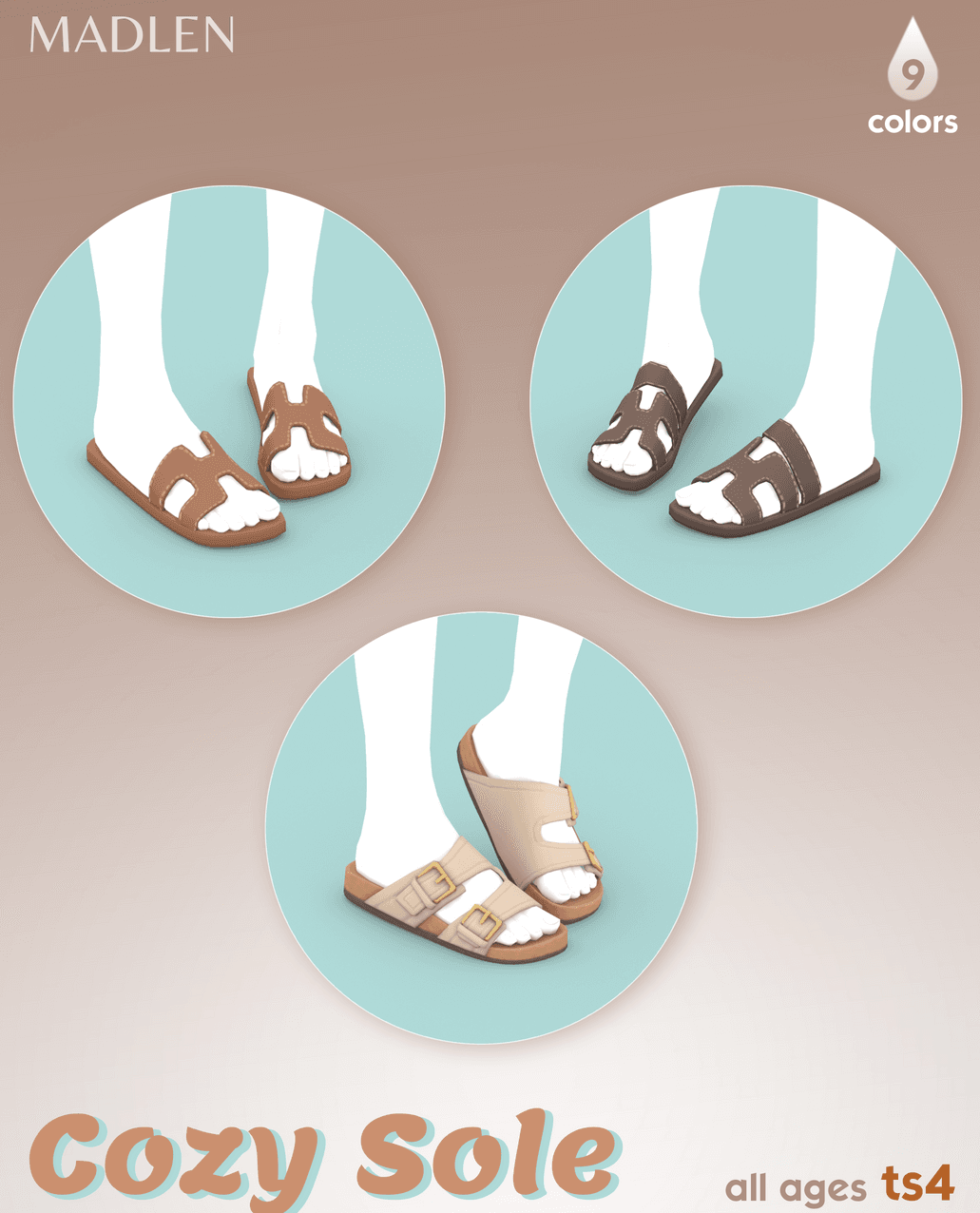 Скриншот мода Набор обуви CozySole Set
